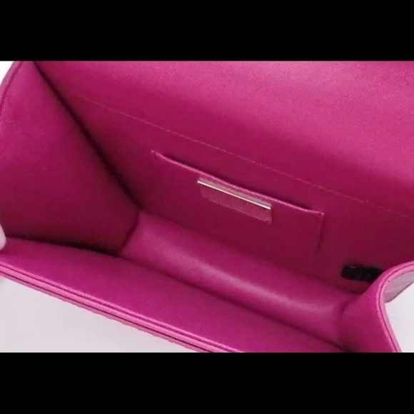 Auth BVLGARI Serpenti Chain Shoulder Bag Pink/Gold - Picture 10 of 12